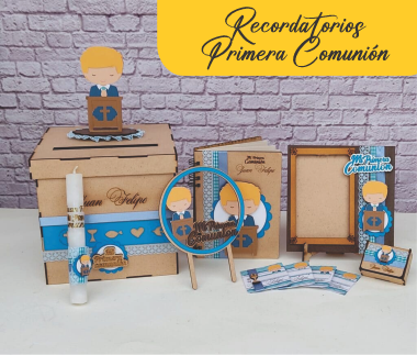 Dulzura Artesanal, branding articulos promocionales para primeras comuniones en mdf en Cali